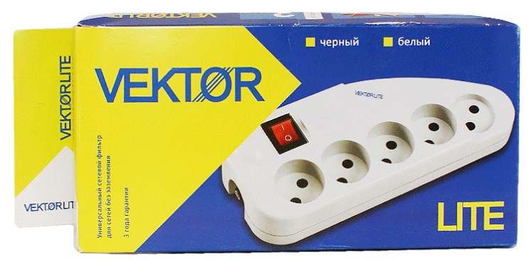 Сетевой фильтр VEKTOR LITE